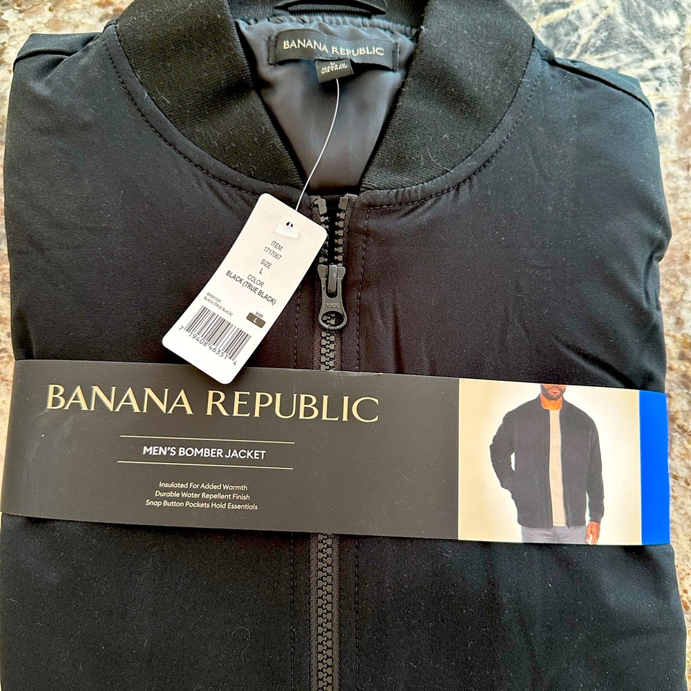 Men’s Banana Republic Bomber Jacket size L